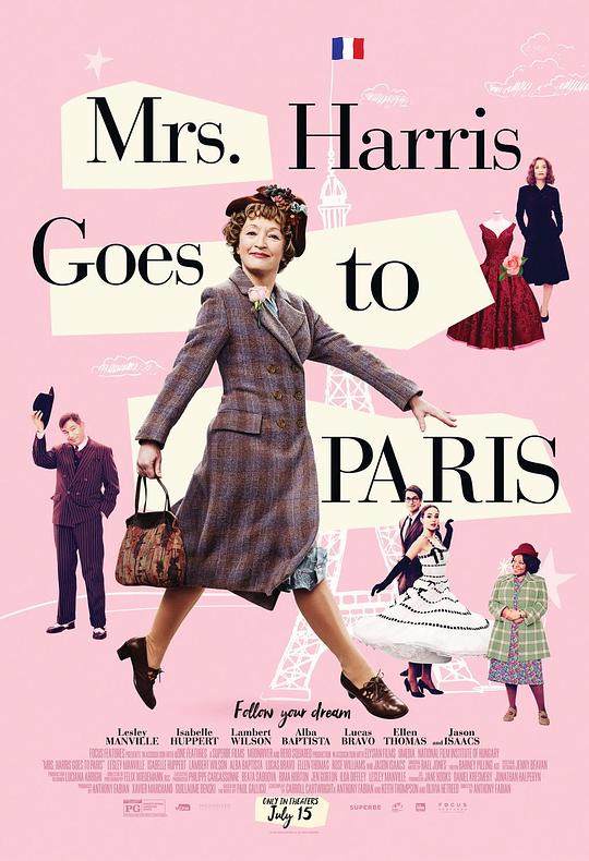 哈里斯夫人去巴黎最新海报
